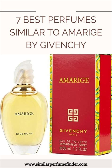 perfumes similar to amarige